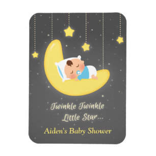 Magnet Flexible Twinkle Twinkle Little Star Baby shower Faveurs