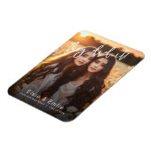 Magnet Flexible Twins Double Graduation Photo Faire-part (Côté Gauche)