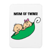 Magnet Flexible Twins Maman - Pois dans les cadeaux de pod (Vertical)