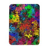 Magnet Flexible Twirlers colorés Abstraits / (Vertical)