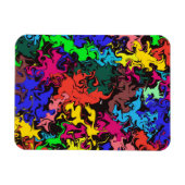Magnet Flexible Twirls colorés Abstraits / Flexibles (Horizontal)