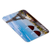 Magnet Flexible Two glasses of wine in cafe in Paris (Côté Droit)