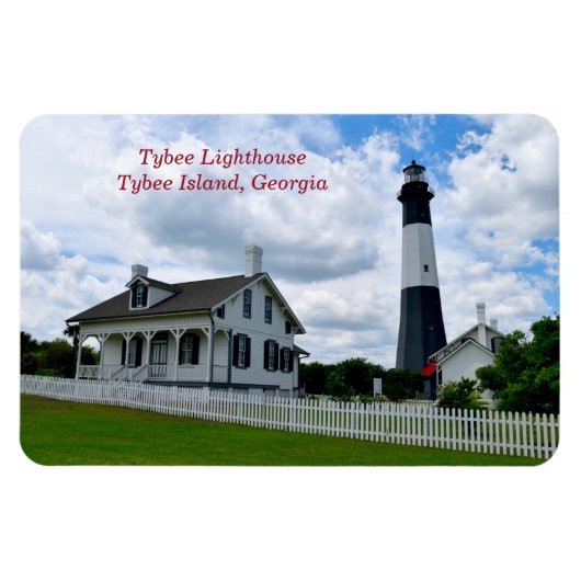 Magnet Flexible Tybee Island Lighthouse (Horizontal)