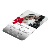 Magnet Flexible Tying The Knot Photo Wedding Enregistrer La Date (Côté Gauche)