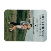 Magnet Flexible Typografy Wedding Postponement Save The Date (Horizontal)