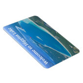 Magnet Flexible Typographie Bienvenue au lac Higgins (Côté Droit)
