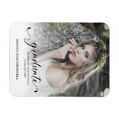 Magnet Flexible Typographie Chic Script Graduate School Graduate (Horizontal)
