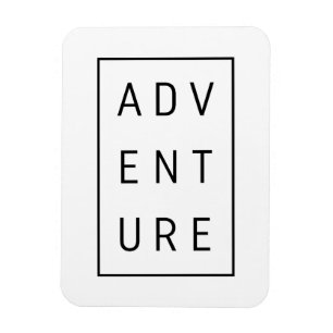 Magnet Flexible Typographie de l'aventure