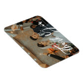 Magnet Flexible Typographie mariage 3 Couleur Merci photo (Côté Droit)