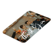 Magnet Flexible Typographie mariage 3 Couleur Merci photo (Côté Gauche)