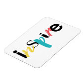 Magnet Flexible Typographie moderne, créative et joyeuse d'Inspire (Côté Gauche)