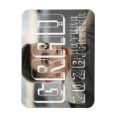 Magnet Flexible Typographie moderne Gras Diplôme Photo (Vertical)