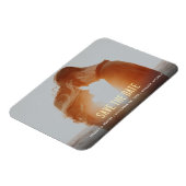 Magnet Flexible Typographie Moderne Photo Simple Enregistrer La Da (Côté Gauche)