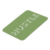 Magnet Flexible Typographie moderne White Hustle (Côté Gauche)