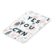 Magnet Flexible Typography - Yes You Can (Côté Gauche)