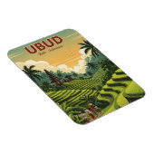 Magnet Flexible Ubud Bali Indonesia Travel (Côté Droit)