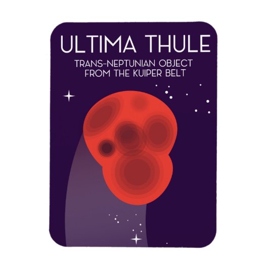 Magnet Flexible Ultima Thule Keiper Belt art spatial (Vertical)