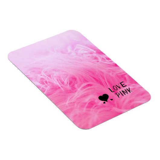 Magnet Flexible Ultime fourrure Faux Rose Chaud (Côté Droit)