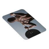 Magnet Flexible Un Africain Américain faisant de l'exercice dans l (Côté Droit)