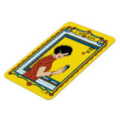 Magnet Flexible Un aimant de réfrigérateur Nettoyé Slate_B_4x6 (Côté Gauche)