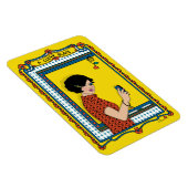 Magnet Flexible Un aimant de réfrigérateur Nettoyé Slate_B_4x6 (Côté Droit)