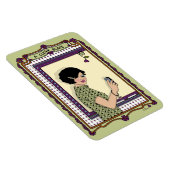 Magnet Flexible Un aimant de réfrigération propre à l'ardoise A_4x (Côté Droit)