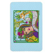 Magnet Flexible Un aimant flexible à ardoise propre 6 po x 4 po (Vertical)