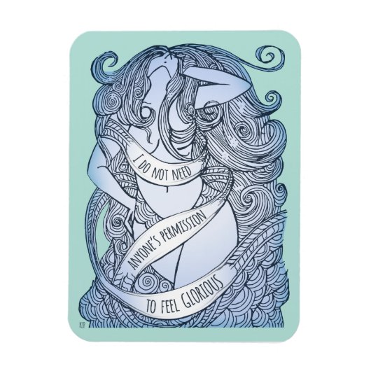 Magnet Flexible Un aimant glorieux dans le paysage marin (Vertical)