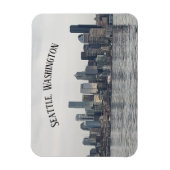 Magnet Flexible Un aimant qui dit Seattle dessus. (Vertical)
