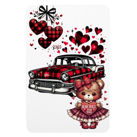 MAGNET FLEXIBLE UN AMOUR DE LA SAINT-VALENTIN CLASSIQUE POUR VOUS (Vertical)