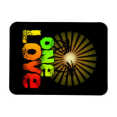 Magnet Flexible Un amour Jamaïque (Horizontal)