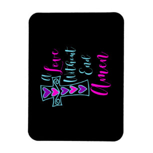Magnet Flexible Un amour sans fin Amen Jesus Citation inspirée Chr
