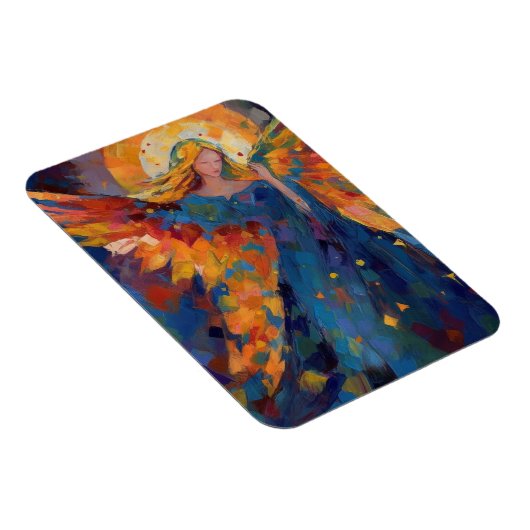 Magnet Flexible Un ange coloré (Côté Droit)