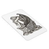 Magnet Flexible Un ange endormi sur la pierre (Côté Droit)