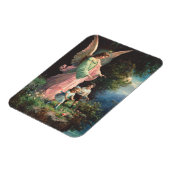 Magnet Flexible Un ange gardien protégeant les enfants près d'une (Côté Gauche)