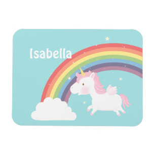 Magnet Flexible Un Arc-En-Ciel De L'Unicorne Pour Les Filles