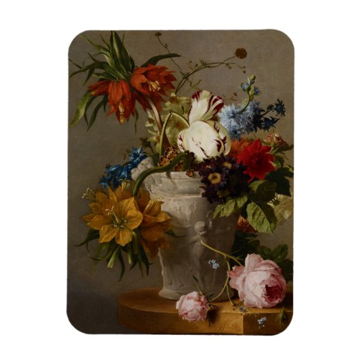 Magnet Flexible Un arrangement avec les fleurs, 19ème siècle (Vertical)