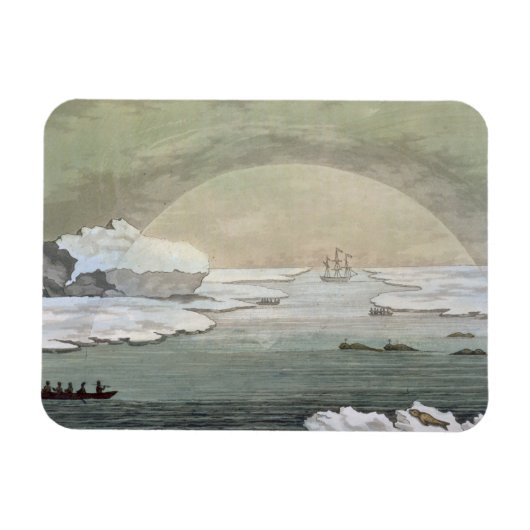 Magnet Flexible Un baleinier britannique glacé est libéré par le s (Horizontal)