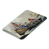 Magnet Flexible Un bateau attaque une baleine, gravé par Matth (Côté Gauche)