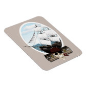 Magnet Flexible Un bateau pirate (Côté Droit)