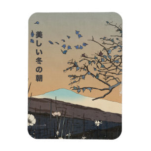 Magnet Flexible Un beau paysage hivernal