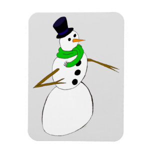 Magnet Flexible un bonhomme de neige