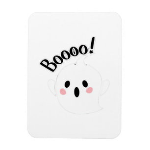 Magnet Flexible Un Boo Blanc Mignon Créatif Décontracté