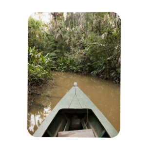 Magnet Flexible Un canoë en bois fait en arbre d'Eucylptus flotte