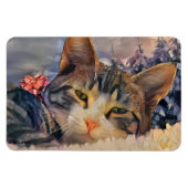 Magnet Flexible Un chaton de Noël (Horizontal)