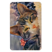 Magnet Flexible Un chaton de Noël (Vertical)