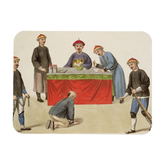 Magnet Flexible Un coupable devant un magistrat, plaque 1 de 'The  (Horizontal)