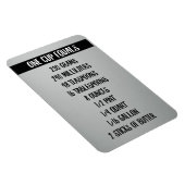 Magnet Flexible UN CUP équivaut à | Acier inoxydable Faux (Côté Droit)