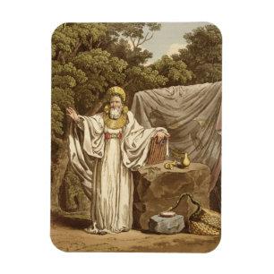 Magnet Flexible Un druide de voûte dans son habitude juridique,