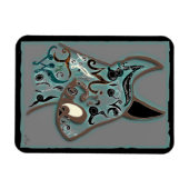 Magnet Flexible Un esprit courageux va conquérir le monde (Horizontal)